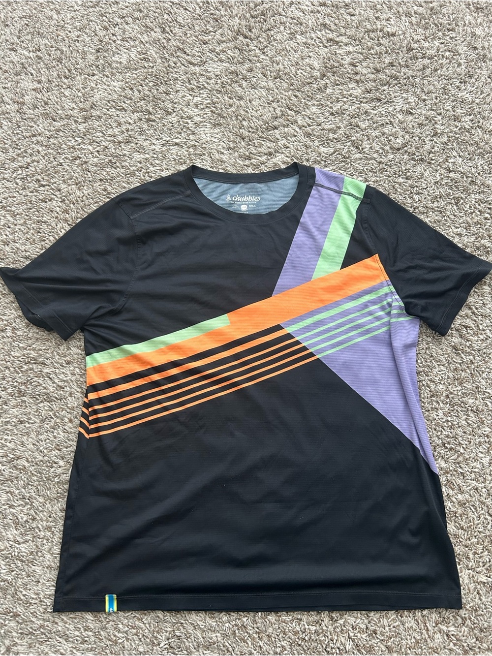 Chubbies Shirt Mens 2XL Colorblock Weekender Lightweight Stretch Performance